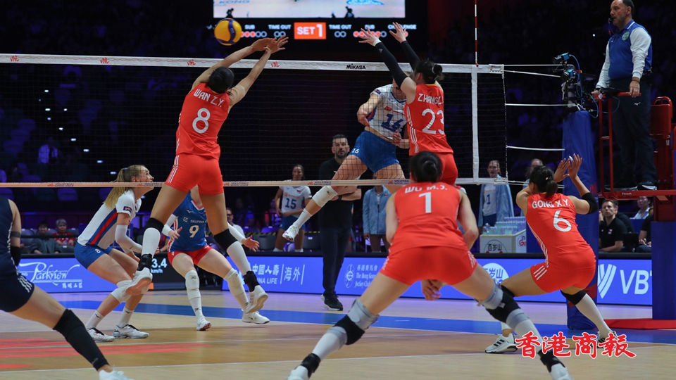 2025世界女排聯賽｜3:1擊敗捷克 中國女排取得開門紅