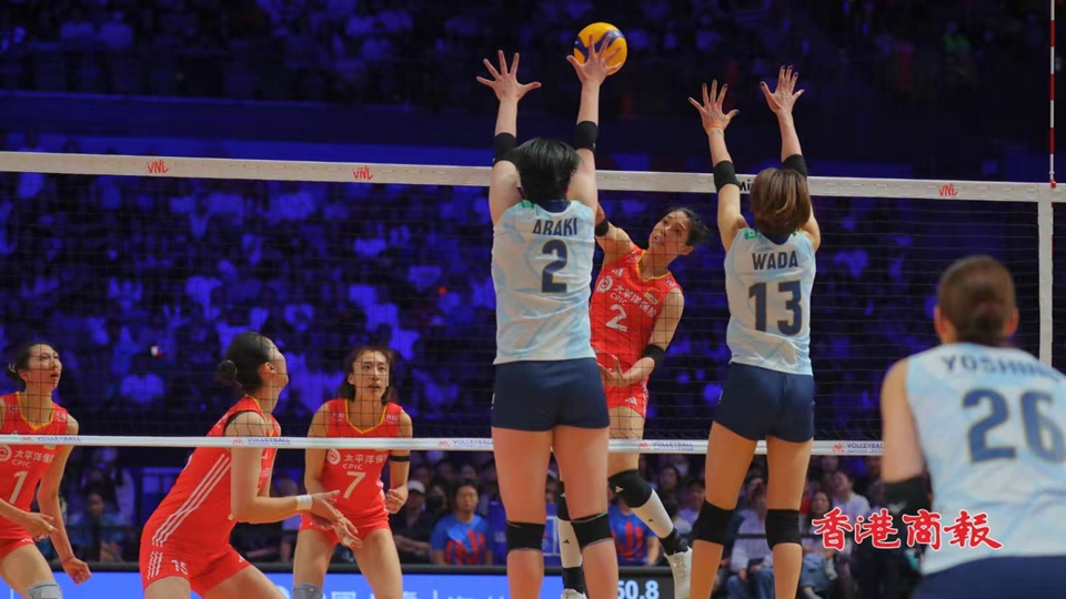 有片｜中國女排3:1戰勝日本隊 吳夢潔拼到最後一刻
