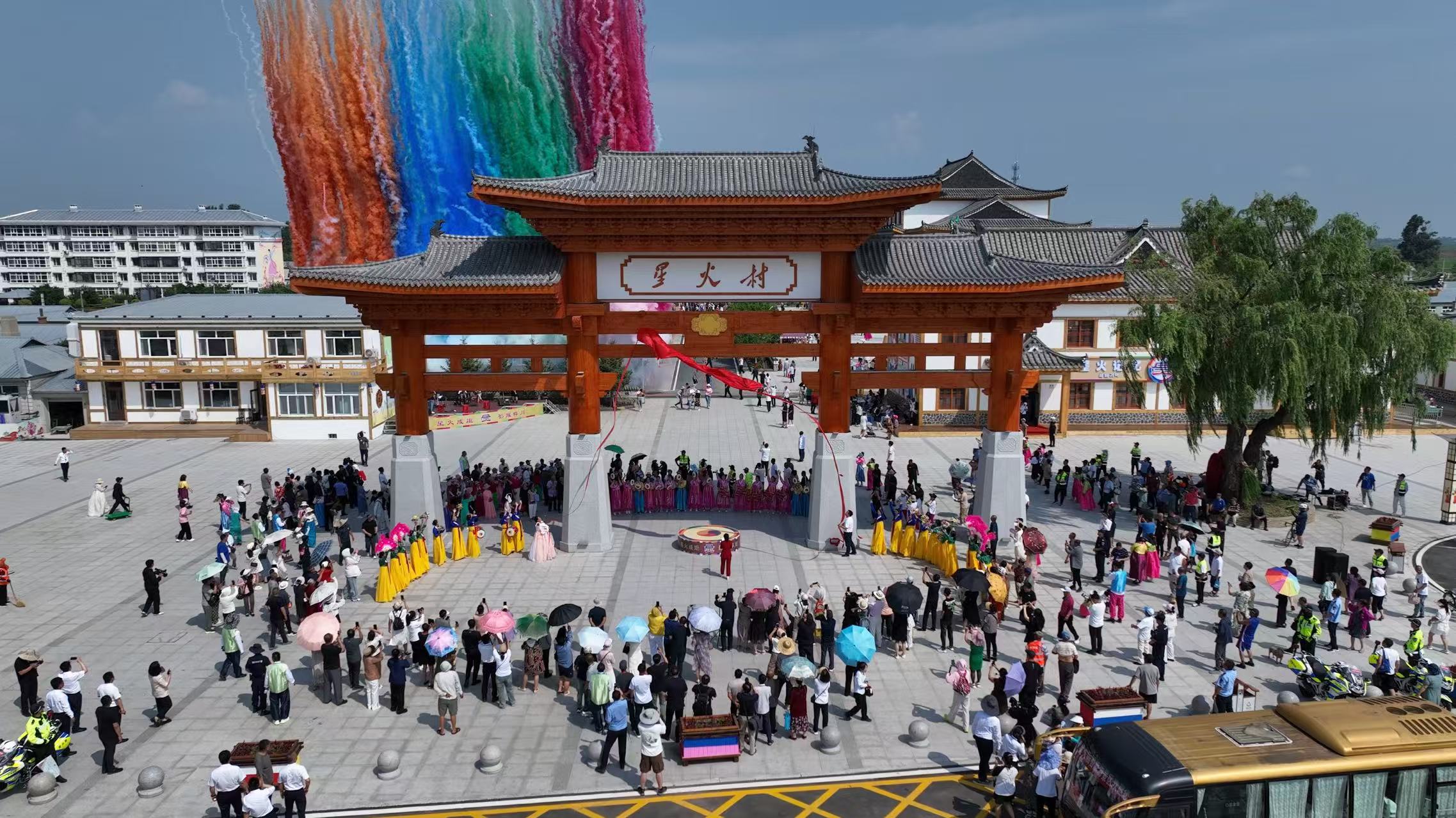 黑龍江樺川縣星火稻鄉旅遊景區開園 新中國第一集體農莊煥發文旅新活力