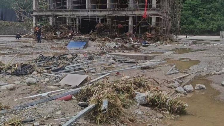 河南西峽極端強降雨已致2人遇難