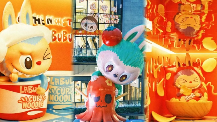 快來打卡！9米巨型LABUBU空降廣州 