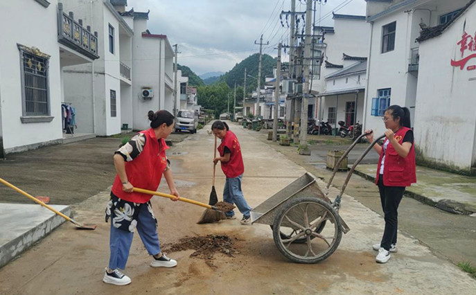 皖黟縣宏潭：「網格藍」推動基層治理新效能
