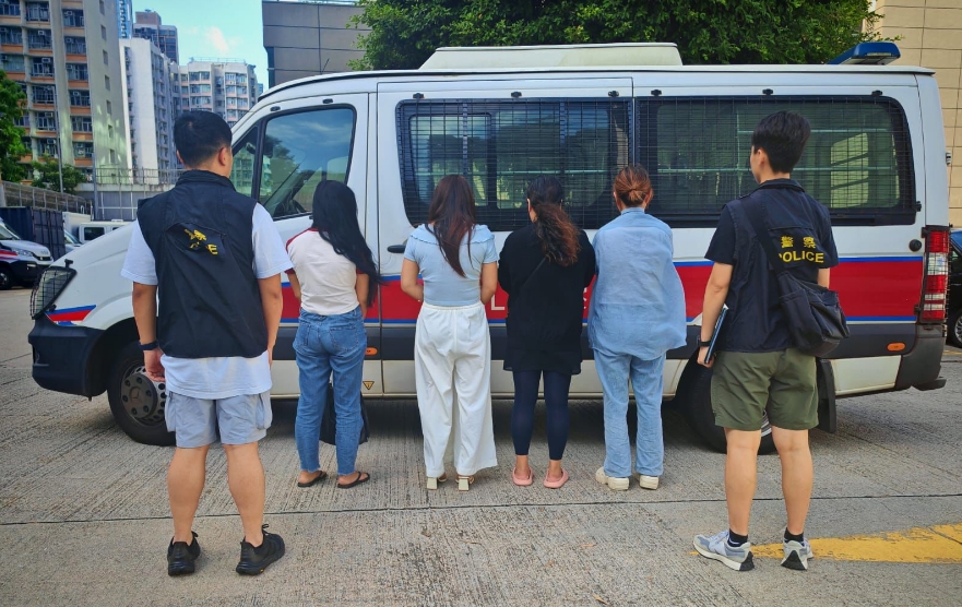 警方深水埗破無牌按摩院 拘捕4名女子
