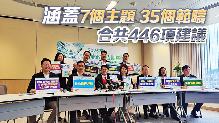 民建聯向特首提交施政報告期望 冀化危為機拼經濟惠民生