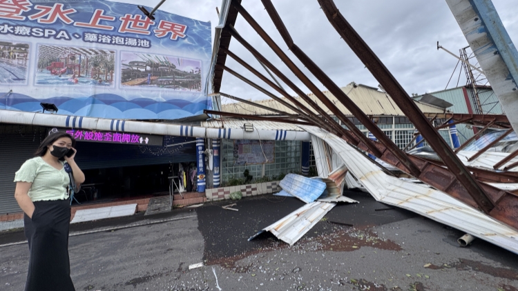 賴清德查看台灣「丹娜絲」災情：「不能什麼事都靠台軍」