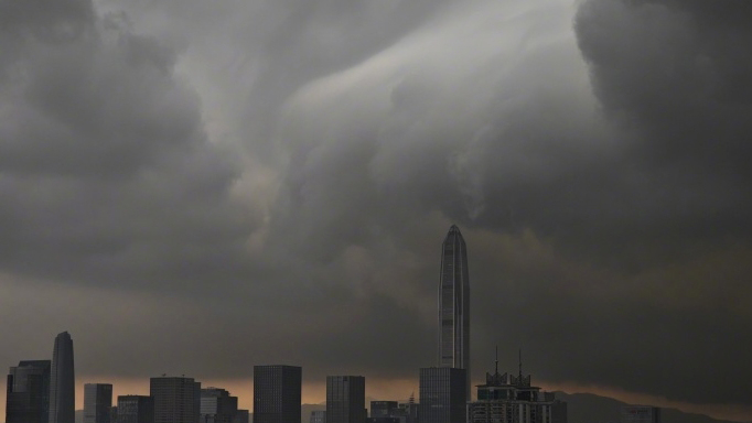 深圳市颱風橙色預警信號生效中！