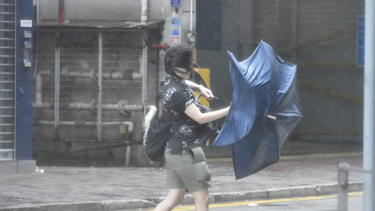 天文台改發8號東南烈風或暴風信號