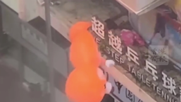 有片｜「韋帕」襲港 10號波勁風驟雨下飄移的香港