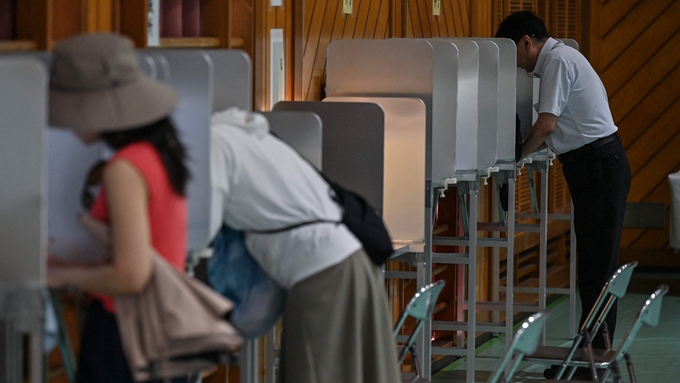 出口民調：日本執政聯盟難維持參院過半議席