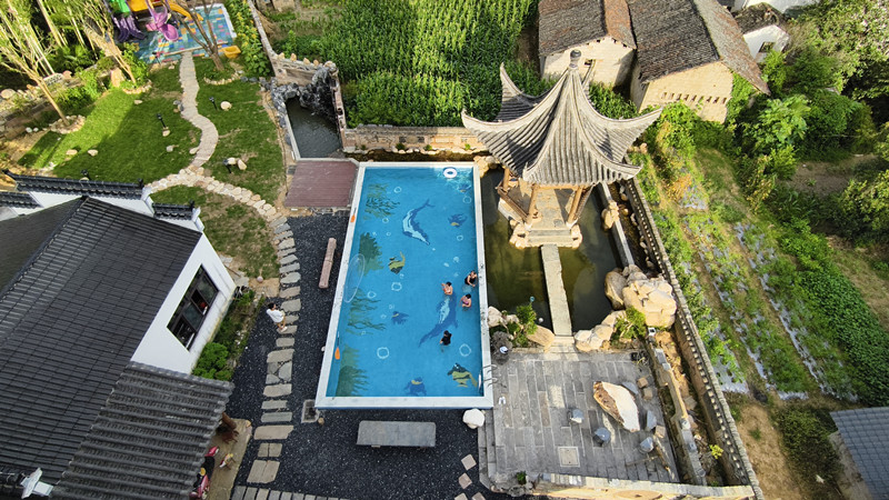 皖休寧溪口鎮：民宿避暑遊成「熱點」