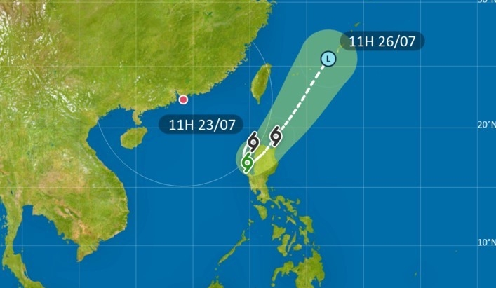 天文台料呂宋附近熱帶低氣壓對本港直接威脅不大