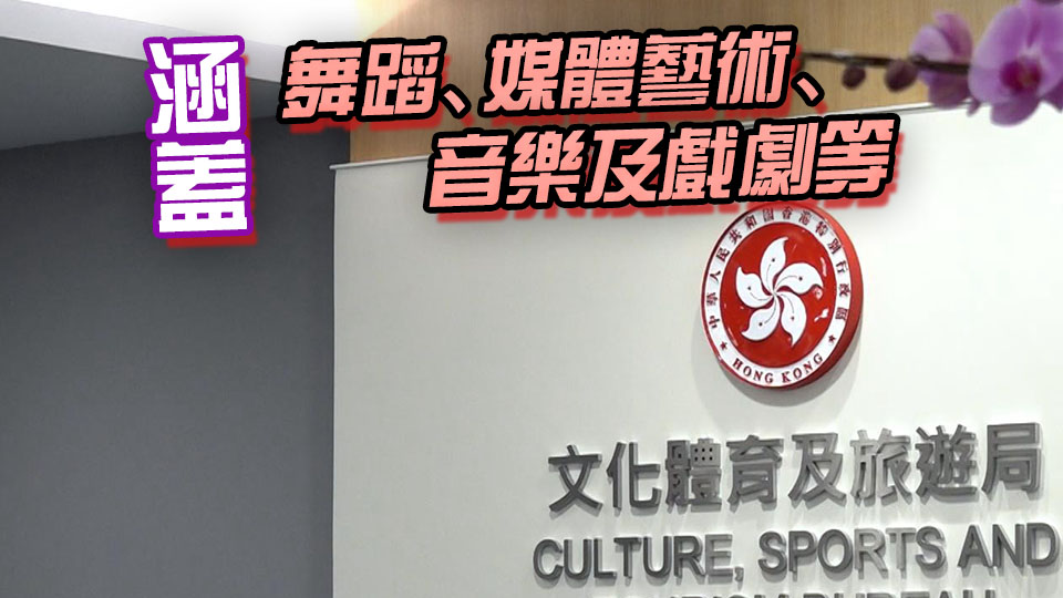 文體旅局批准14項藝能發展計劃 總資助額3893萬元