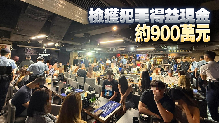 警方全港大規模反黑行動 拘捕82名男女