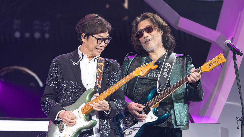 有片｜【娛樂】76歲彭健新亮相夏韶聲演唱會 同台Jam歌震撼紅館