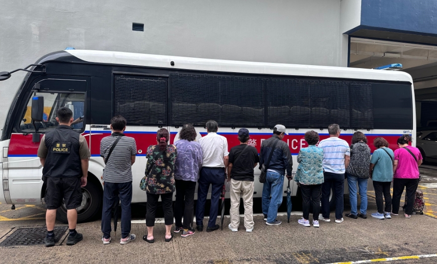 警大埔破麻雀賭檔 拘捕12名男女