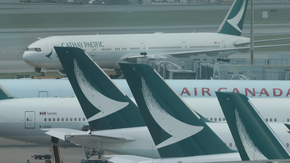 國泰航空：受極端天氣影響 取消今明22班航班