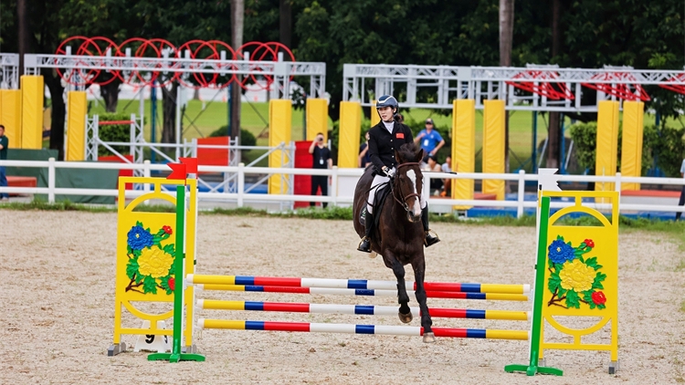 十五運會現代五項測試賽在廣東省黃村體育訓練中心舉行