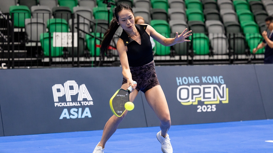 職業匹克球巡迴賽香港站 陳詠悠林映雪攜手出線正賽