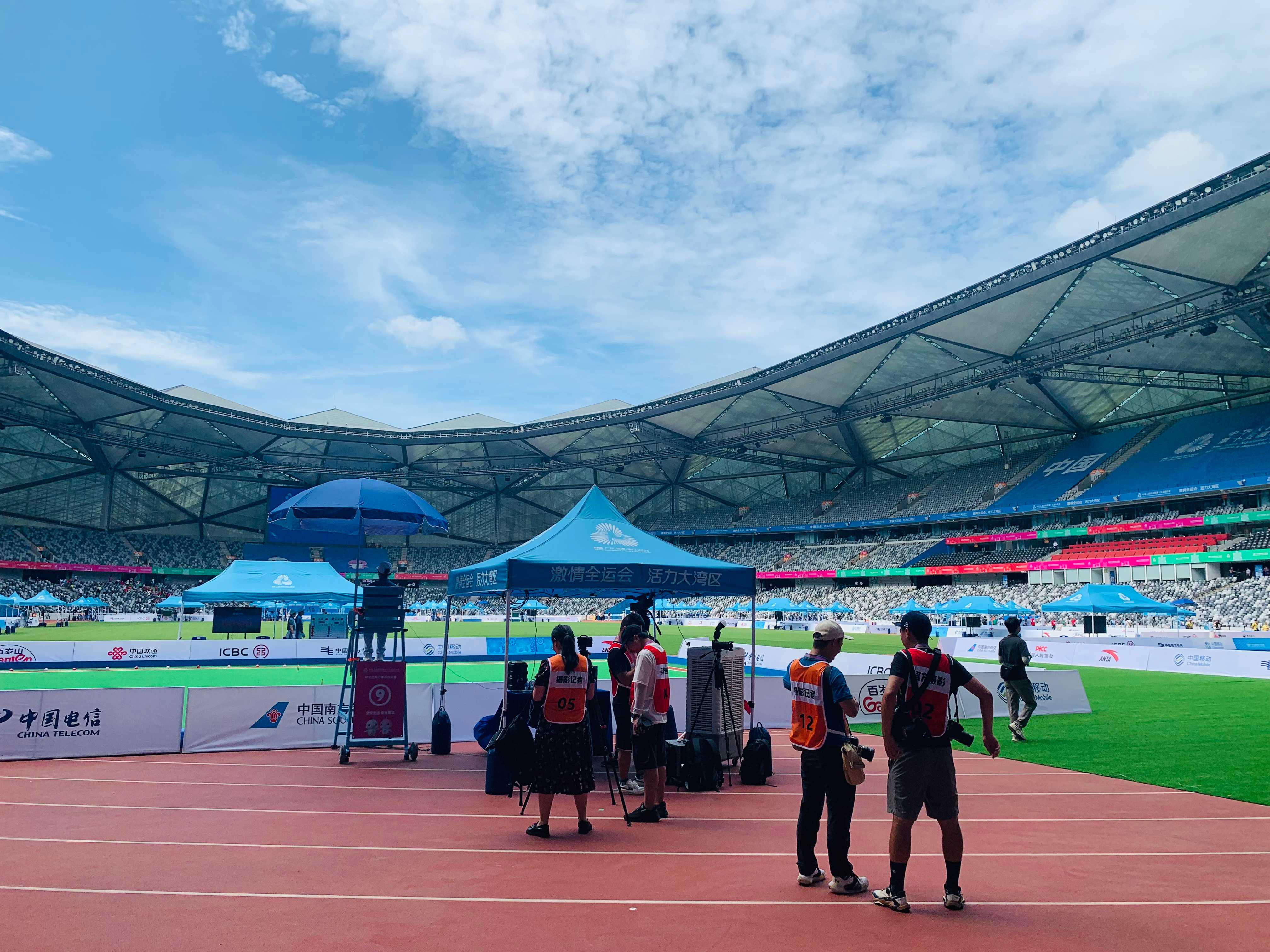 全運會深圳首賽開杆 港澳門球隊亮相賽場（有片）