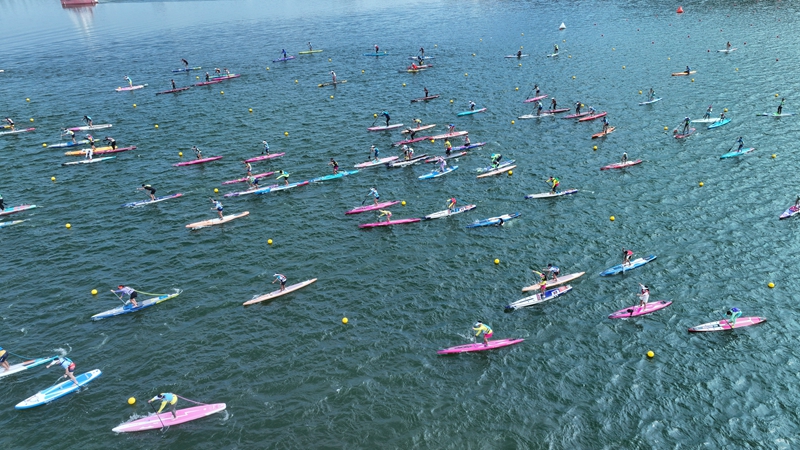 2025年中國槳板超級聯賽暨第四屆天子湖槳板公開賽在邵陽縣開幕
