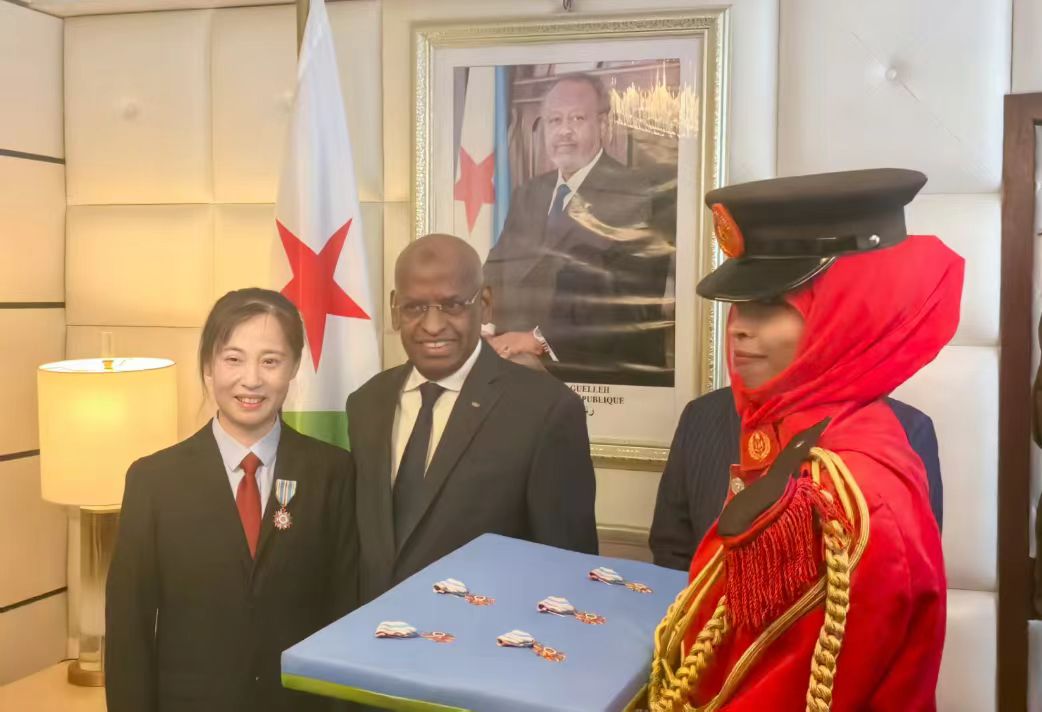 吉布提總理為中國（山西）醫療隊隊員授勳