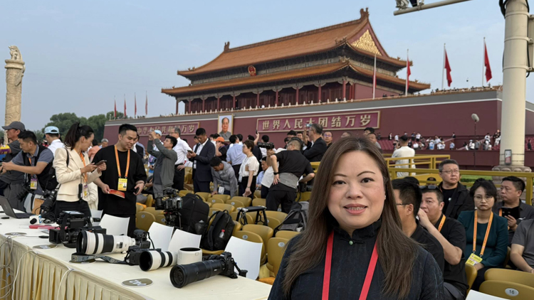 羅淑佩：榮幸能見證國家以最莊嚴的方式紀念抗戰勝利