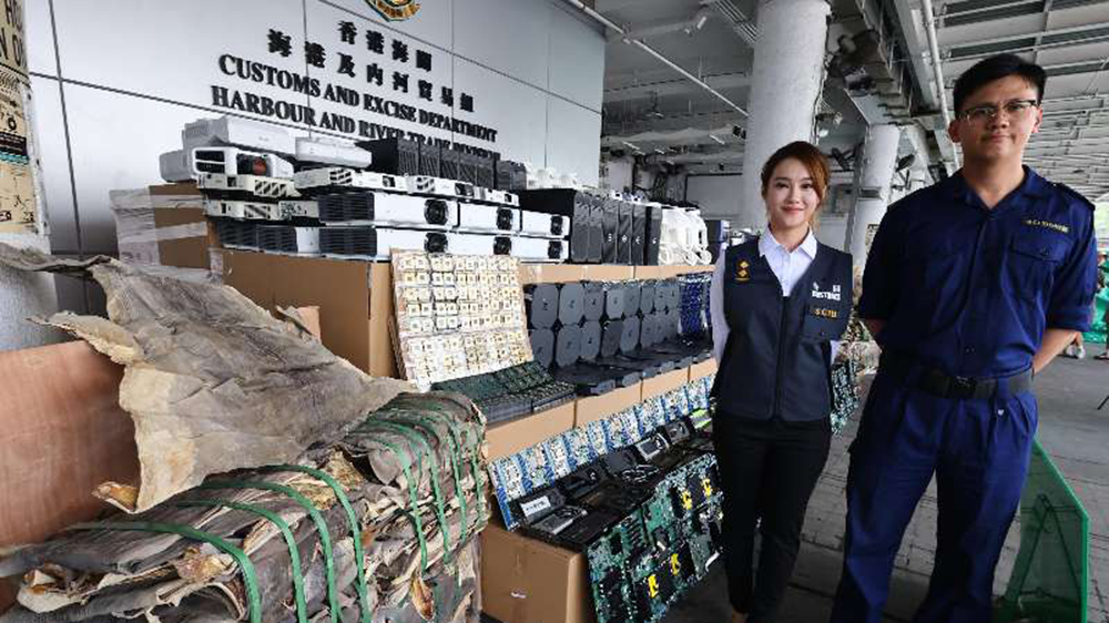 海關搗破大型海路走私案 檢獲1.4億元貨物