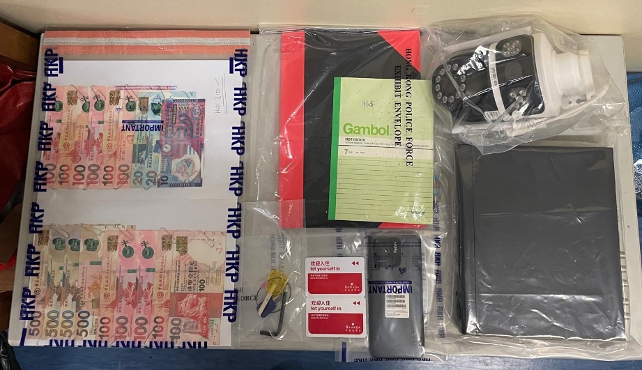 警破酒店房釣魚機賭檔 拘捕3名男女