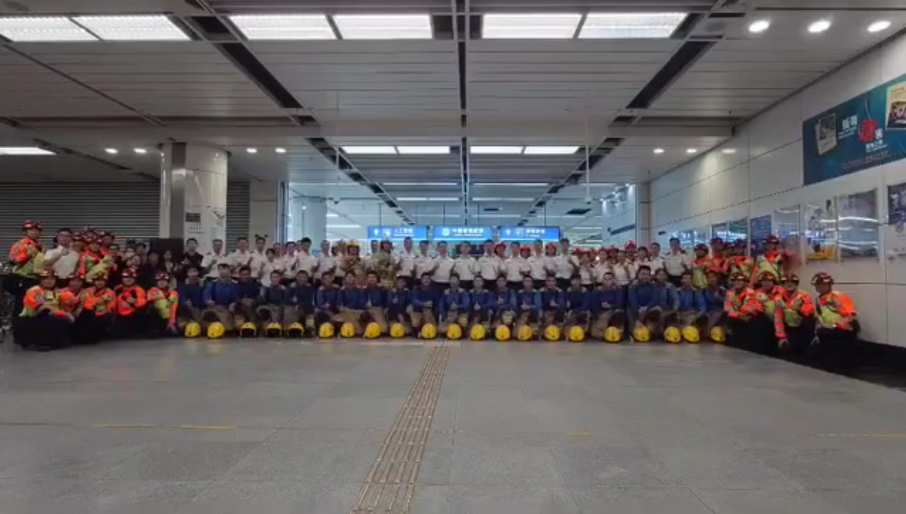 有片丨民安隊深港聯合演練 提升緊急情況應變能力