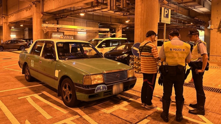 警方新界北打擊的士交通違法 3輛的士拒載遭票告