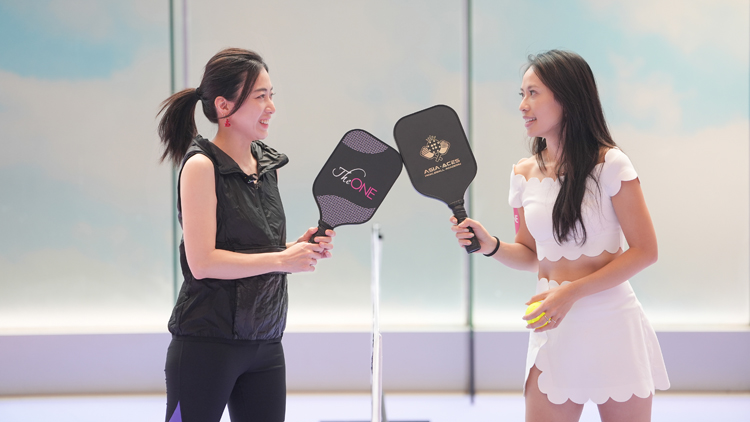 甘比試玩Pickleball 冀推廣運動風氣 為社會添正能量