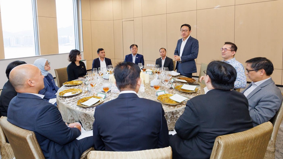 陳子達出席東盟駐港總領事交流會 冀未來更緊密合作