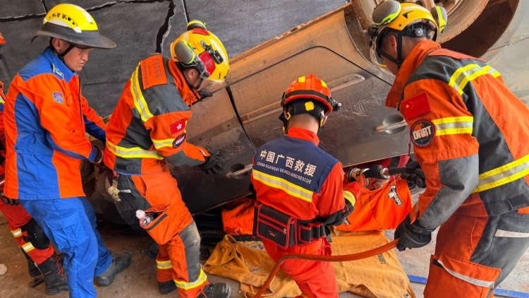 消防處廣西應急救援演練 增進救援技術協作能力