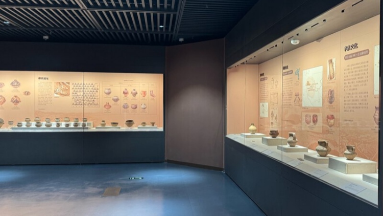 「陶上星河 炫彩手作」館藏彩陶展深博開幕