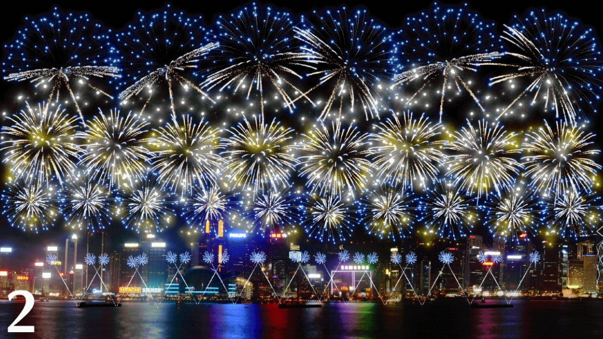 國慶煙花匯演10月1日晚8時舉行 歷時23分鐘