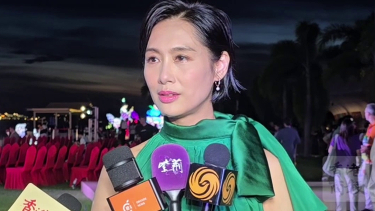 有片｜朱茵現身華服嘉年華： 要宣揚香港有多好