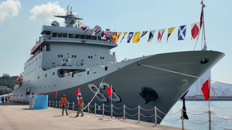 海軍83艦編隊抵達香港 將組織艦艇開放活動