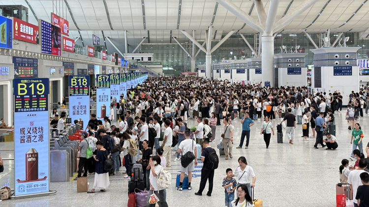 10月1日全社會跨區域人員流動量預計超3.36億人次