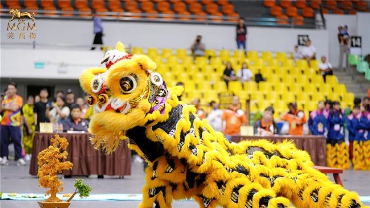 第十二屆獅王爭霸國際賽落幕 寶安一德堂龍獅團高分折桂