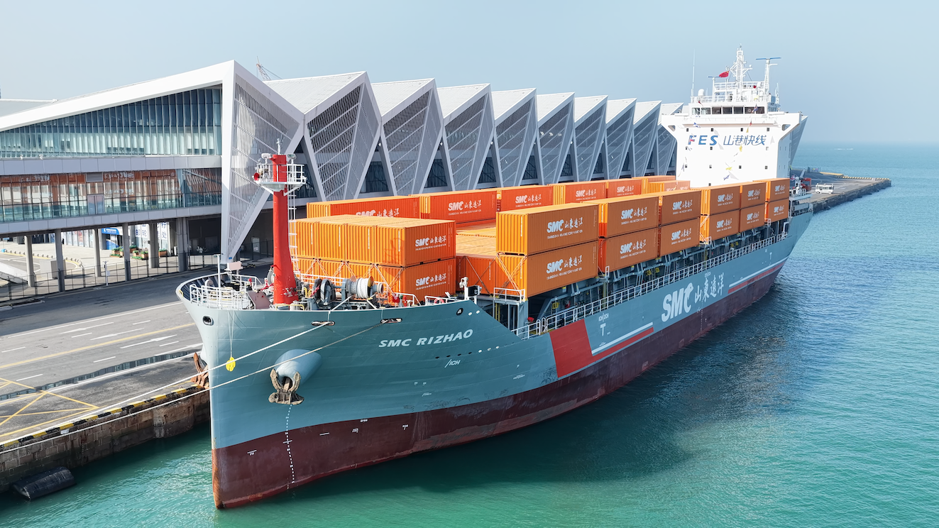 「青島—濟州」集裝箱航線在山東港口首航