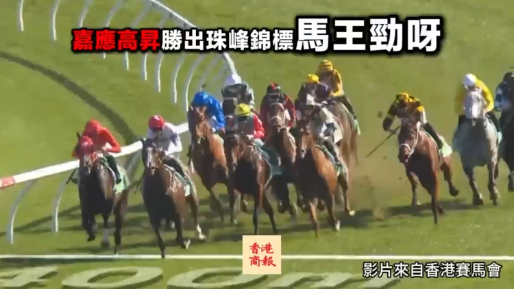 有片｜按韁贏得珠峰錦標 嘉應高昇14連勝為港爭光