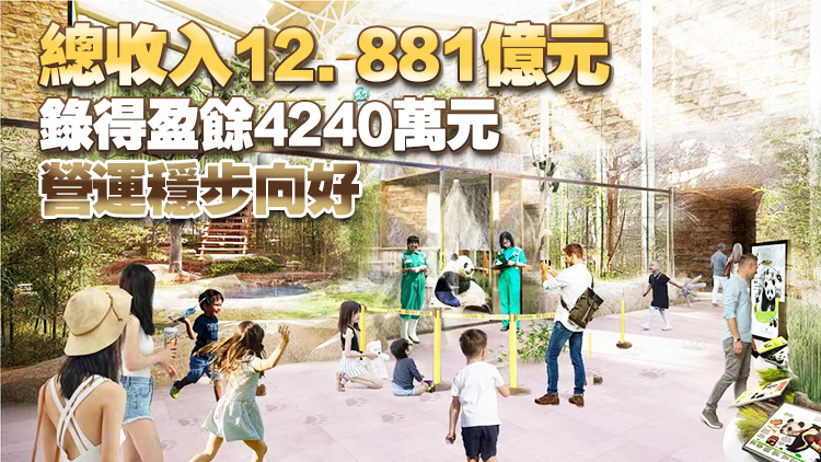 海洋公園上年度總收入按年升9% 蝕逾2.7億元 總入場人次按年增一成