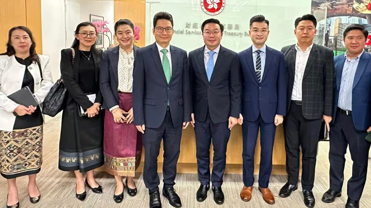 陳浩濂晤老撾財政部副部長 共同探討促進經濟增長和相互合作議題