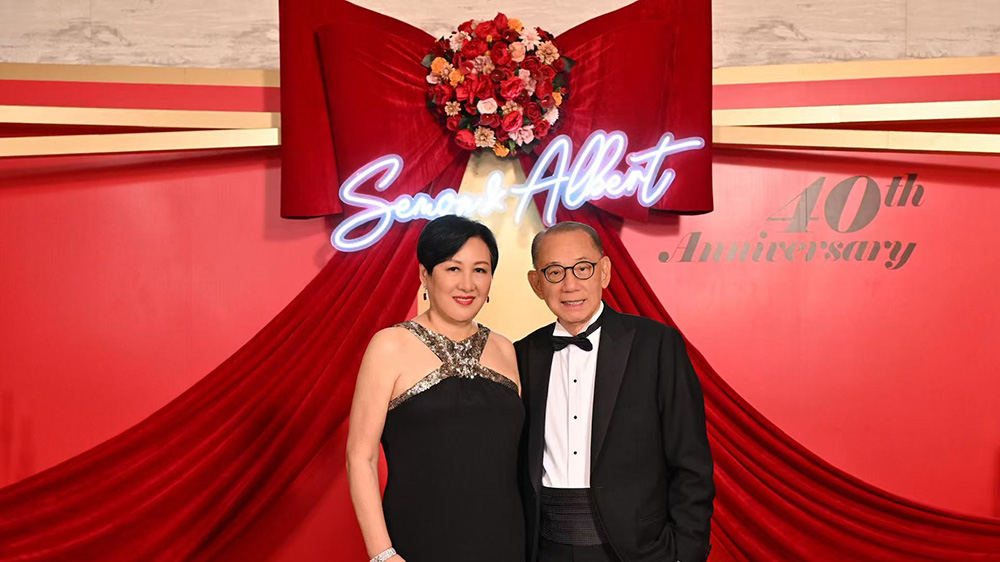 逾300名人紅星賀英皇集團主席楊受成伉儷40周年紅寶石婚 謝霆鋒容祖兒Twins張敬軒撐場