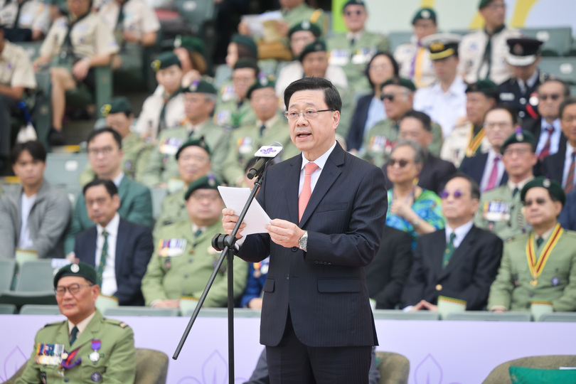 李家超、陳國基呼籲市民積極投票 支持立法會選舉