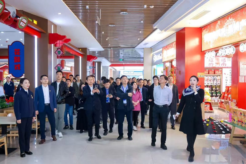 全國交通與能源融合創新技術發展大會代表團參觀長沙西服務區