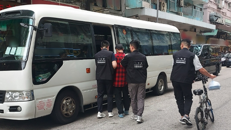 入境處全港多區打擊非法勞工 拘捕26人