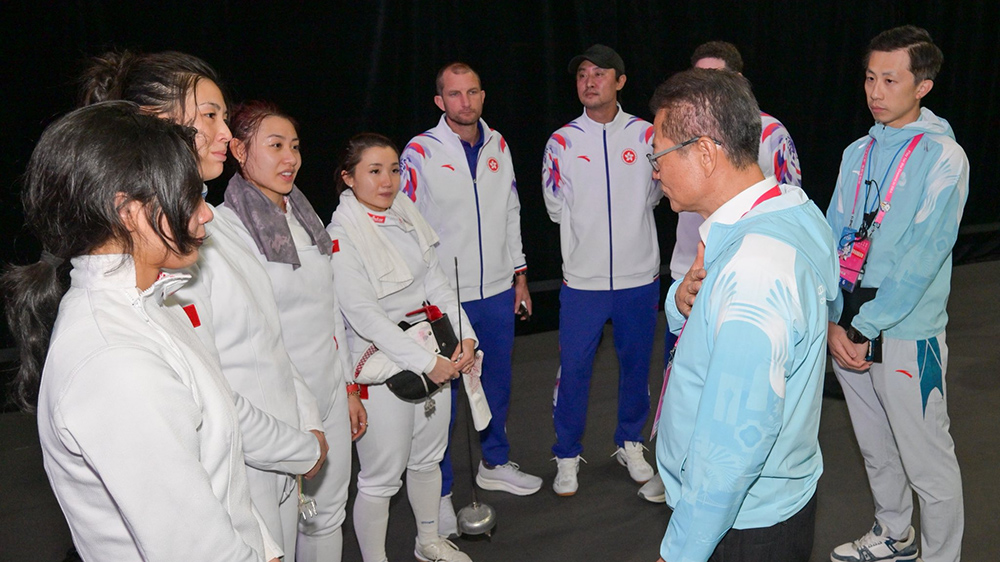 港隊女子重劍團體賽憾失銅牌 陳茂波鼓勵再接再厲續創佳績｜中國工商銀行（亞洲）特約