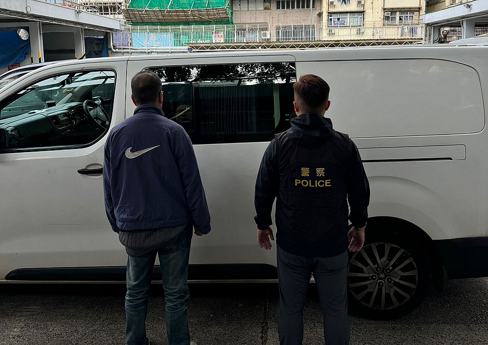 警方旺角掃黃拘一男主持