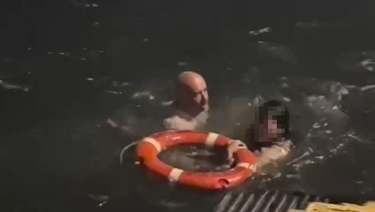 紅磡海傍女子墮海 屈臣氏CEO英勇跳海 成救人英雄